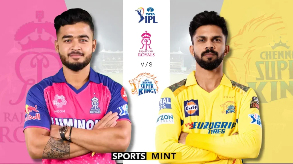 today ipl match rr vs csk